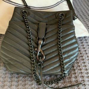 Rebecca Minkoff Chevron Leather Shoulder or Arm carry bag